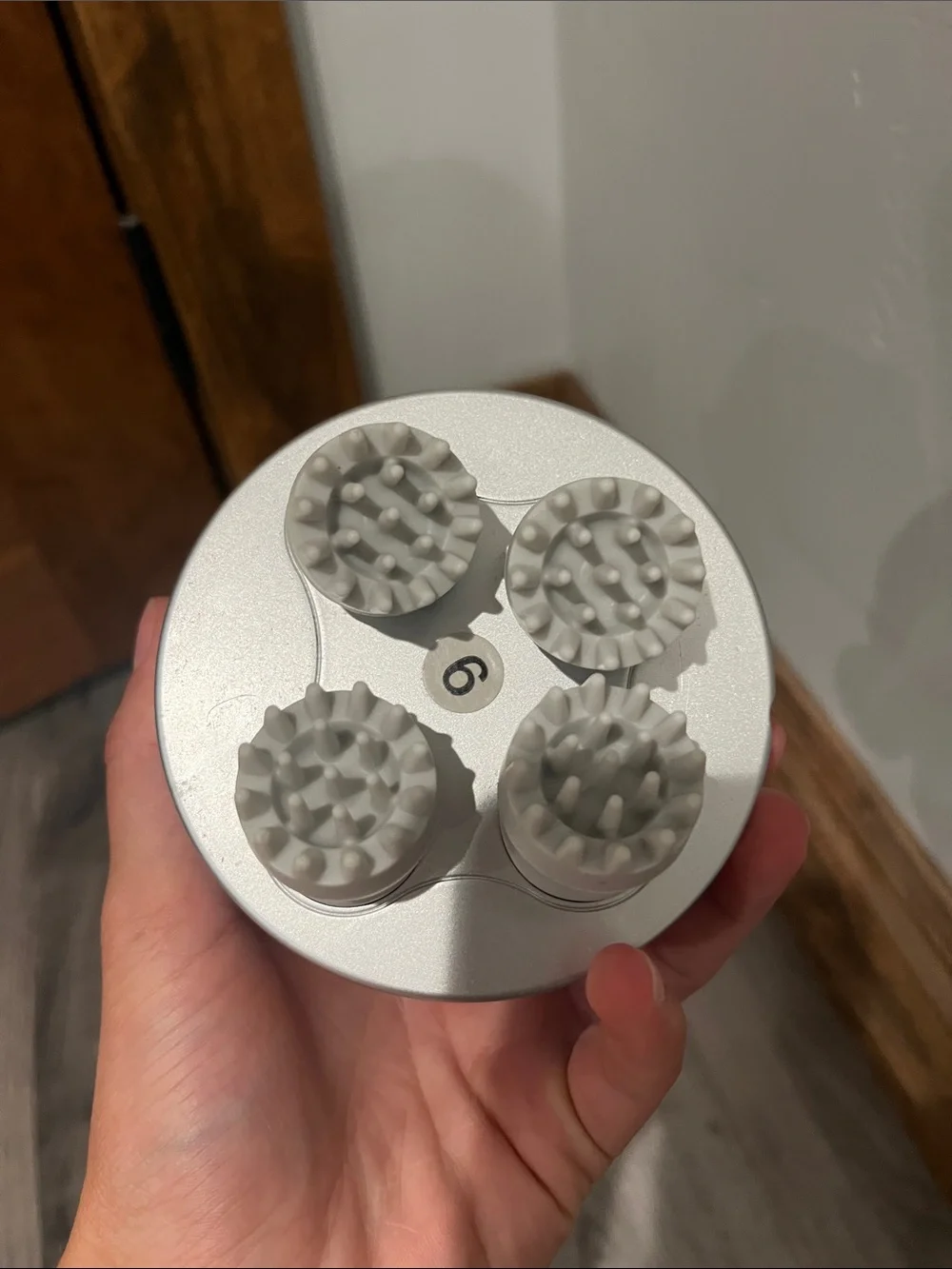 Electric Scalp Massager- Light Blue